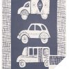 Cotton jacquard blanket Old Car