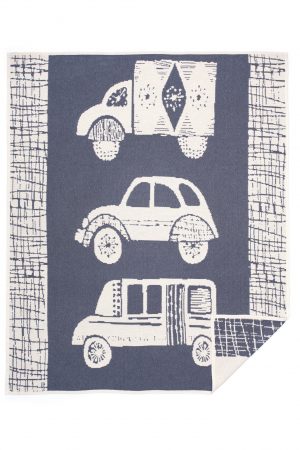 Cotton jacquard blanket Old Car
